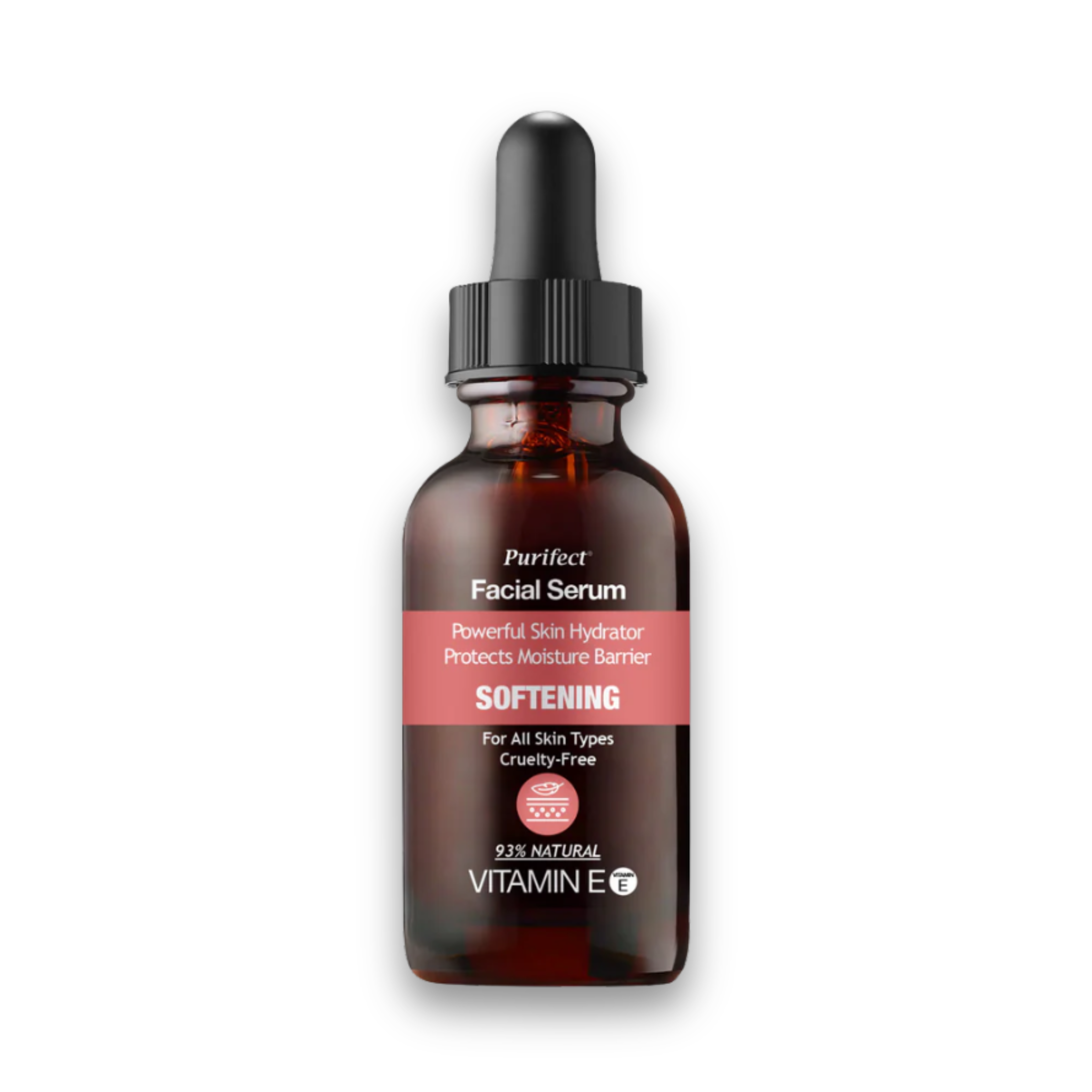 Vitamin E Face Serum – Hydrating & Softening with Rose Water, Iris Root & Pear (30ml)