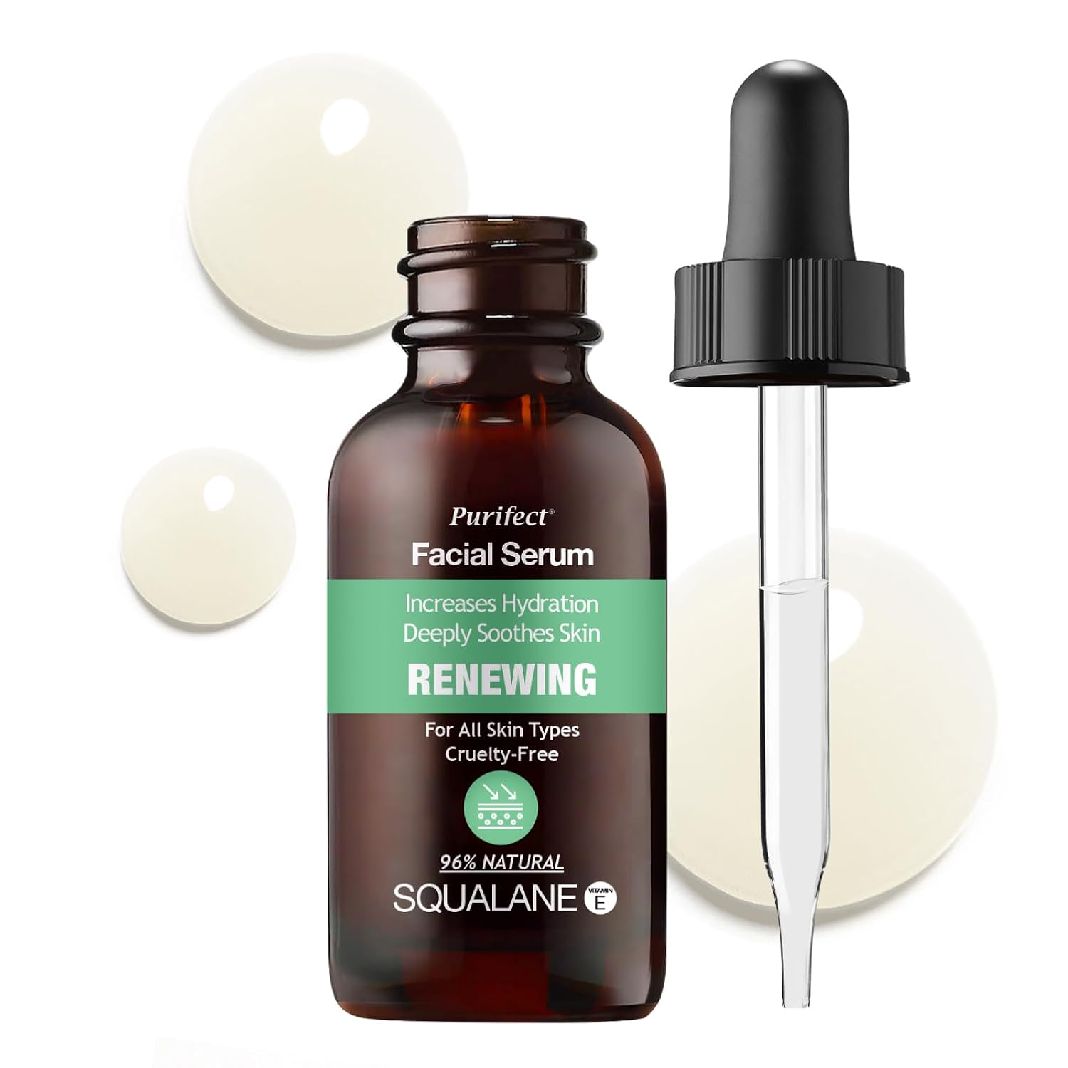 Squalane Face Serum – Hydrating & Softening with Vitamin E & Arginine (30ml)