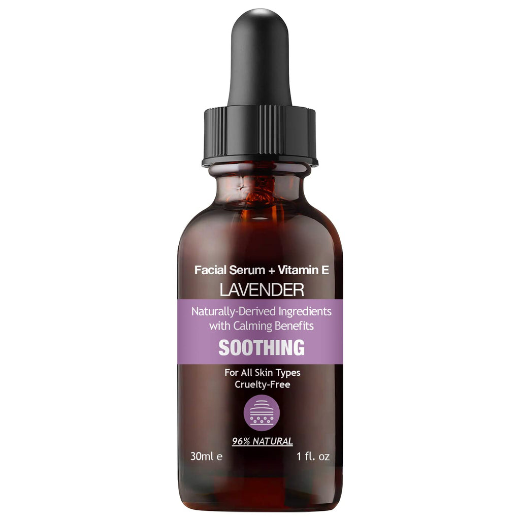 Lavender Facial Serum – Soothing & Calming with Squalane & Vitamin E (30ml)