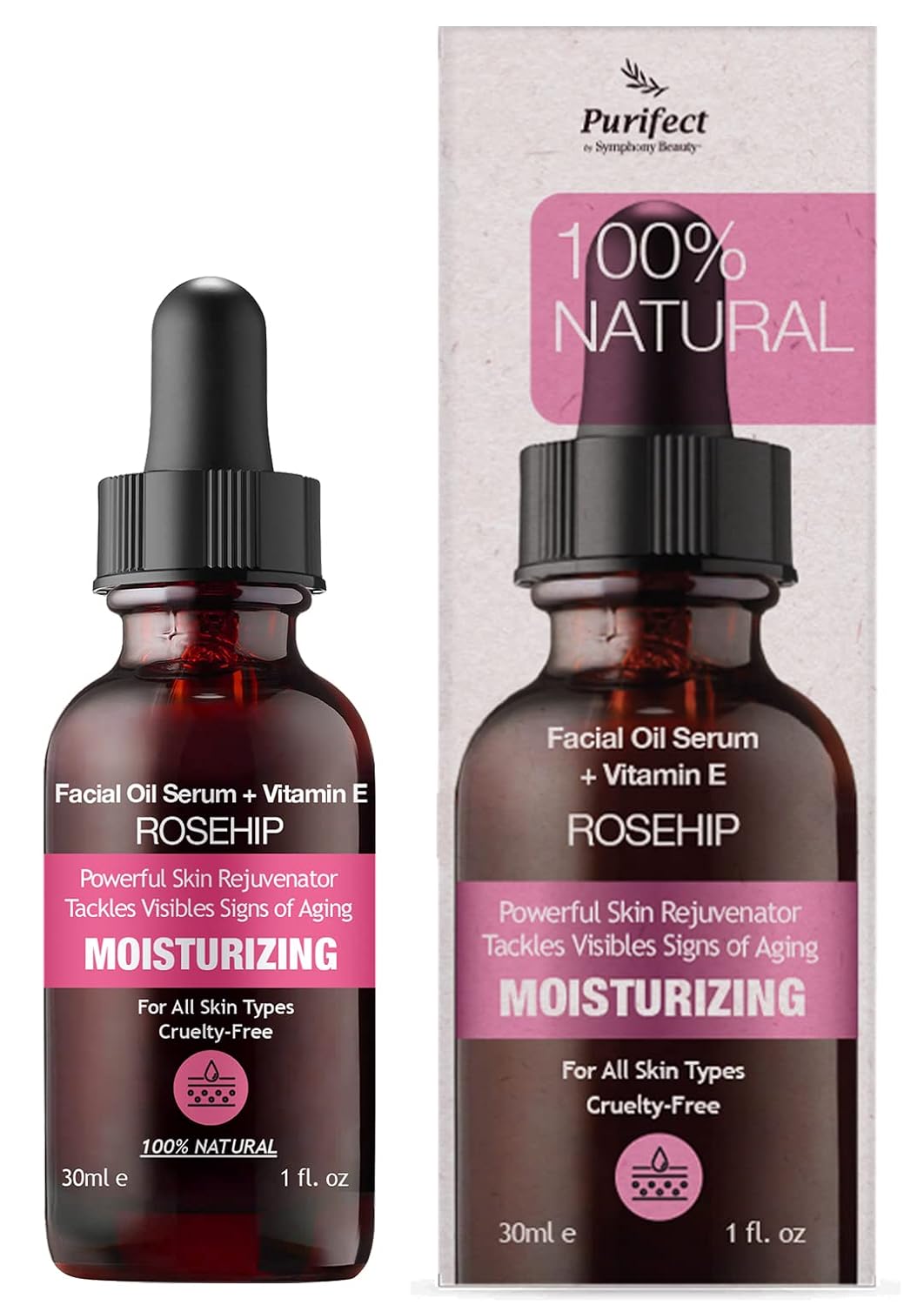 Rosehip Oil Serum – Moisturizing & Anti-Aging with Vitamin E (30ml)