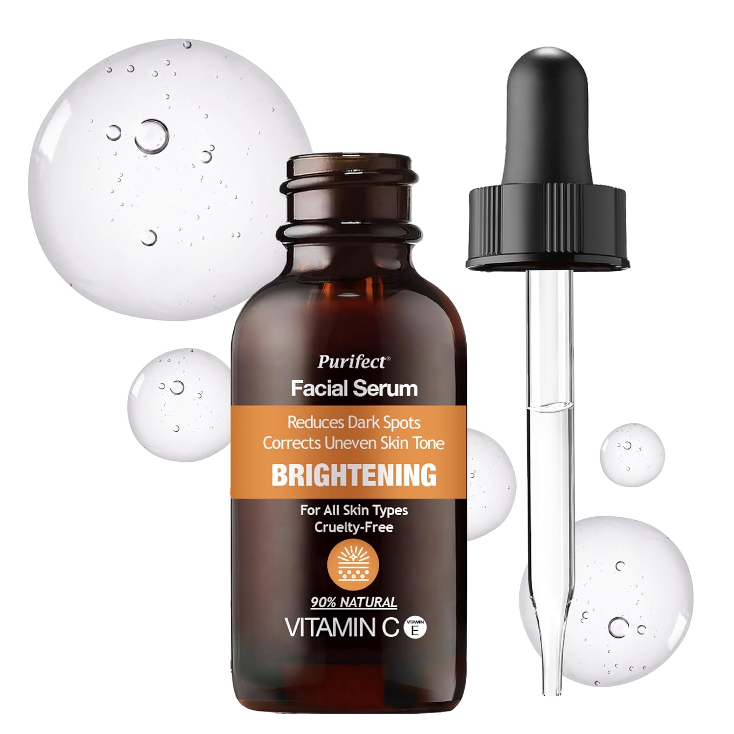 Brightening Vitamin C Serum – Improves Dark Spots & Uneven Skin Tone (30ml)