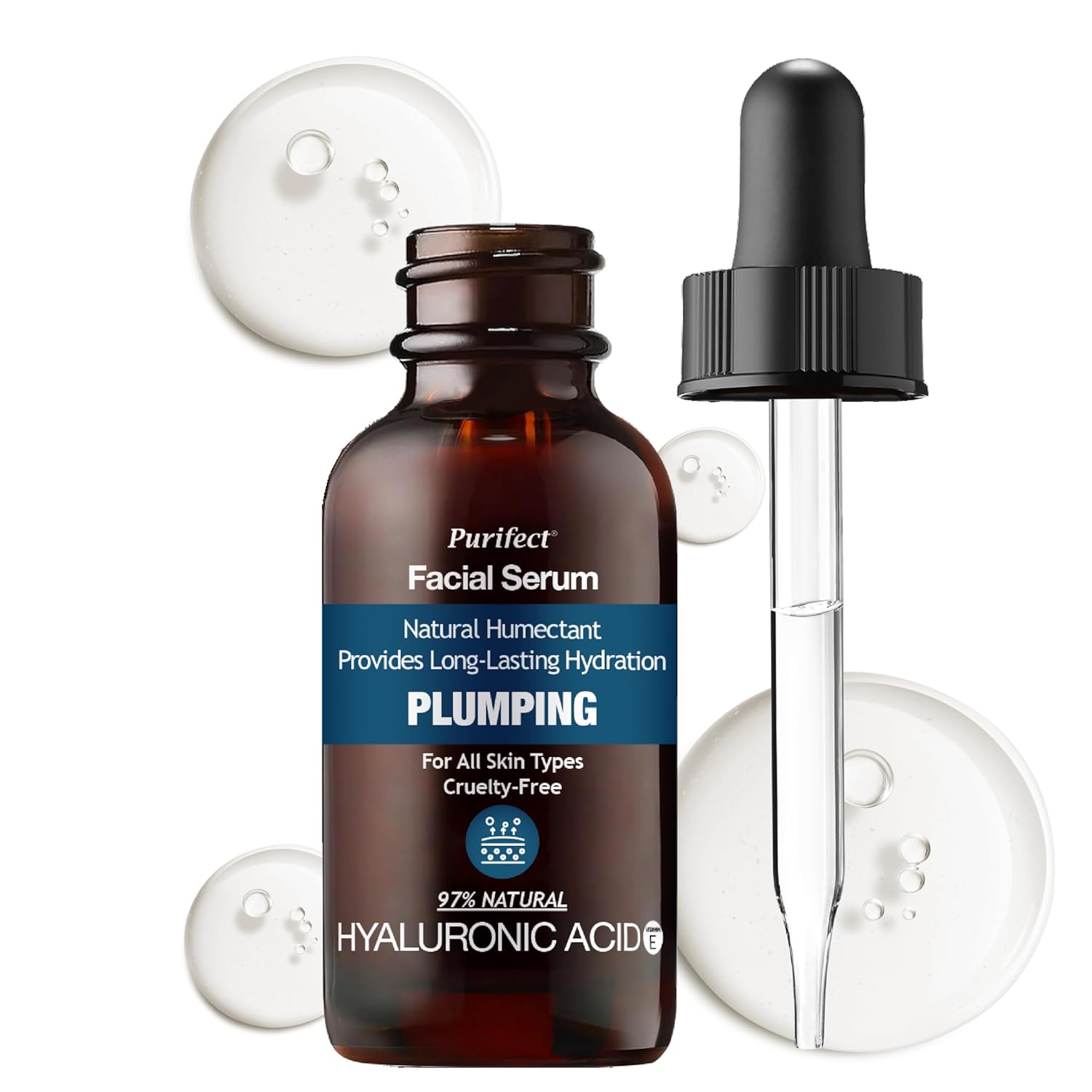 Hyaluronic Acid Serum – Hydrating & Plumping with Vitamin E (30ml)