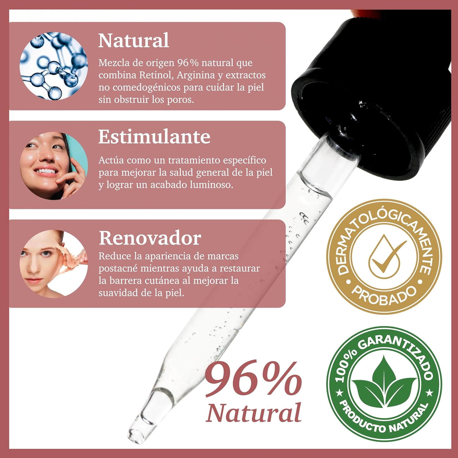 Rejuvenating Retinol Serum – For Youthful Complexion with Vitamin E (30ml)