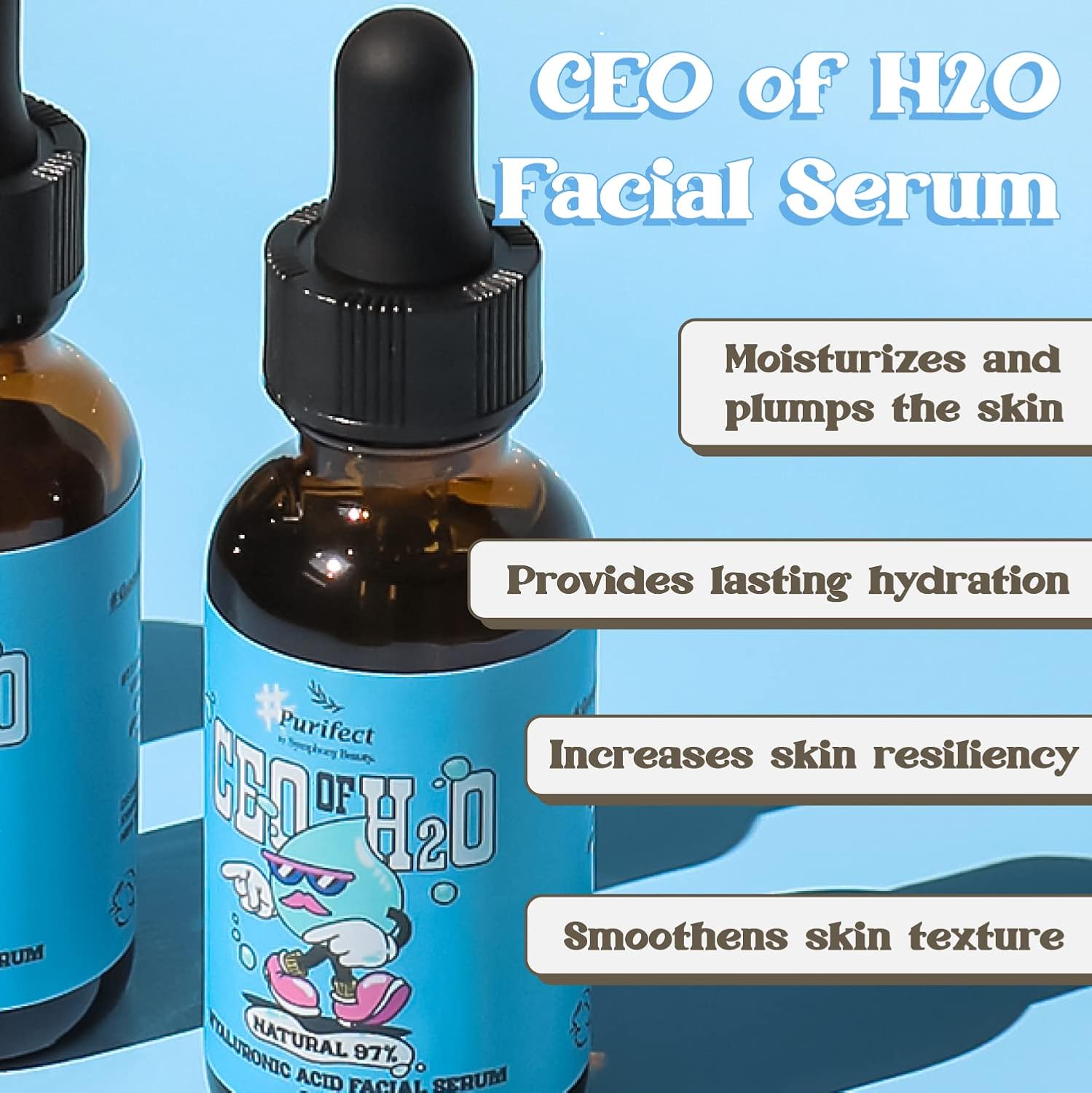 CEO of H2O Face Serum – Hydrating & Redness Relief (30ml)