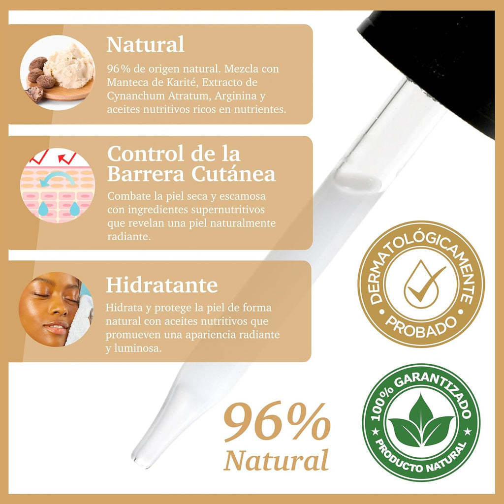 Shea Butter Facial Serum – Moisturizing & Healing with Vitamin E (30ml)