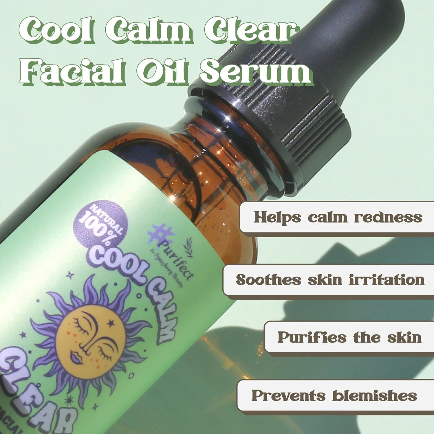 Cool Calm Clear Face Serum – Redness Relief & Blemish Care (30ml)