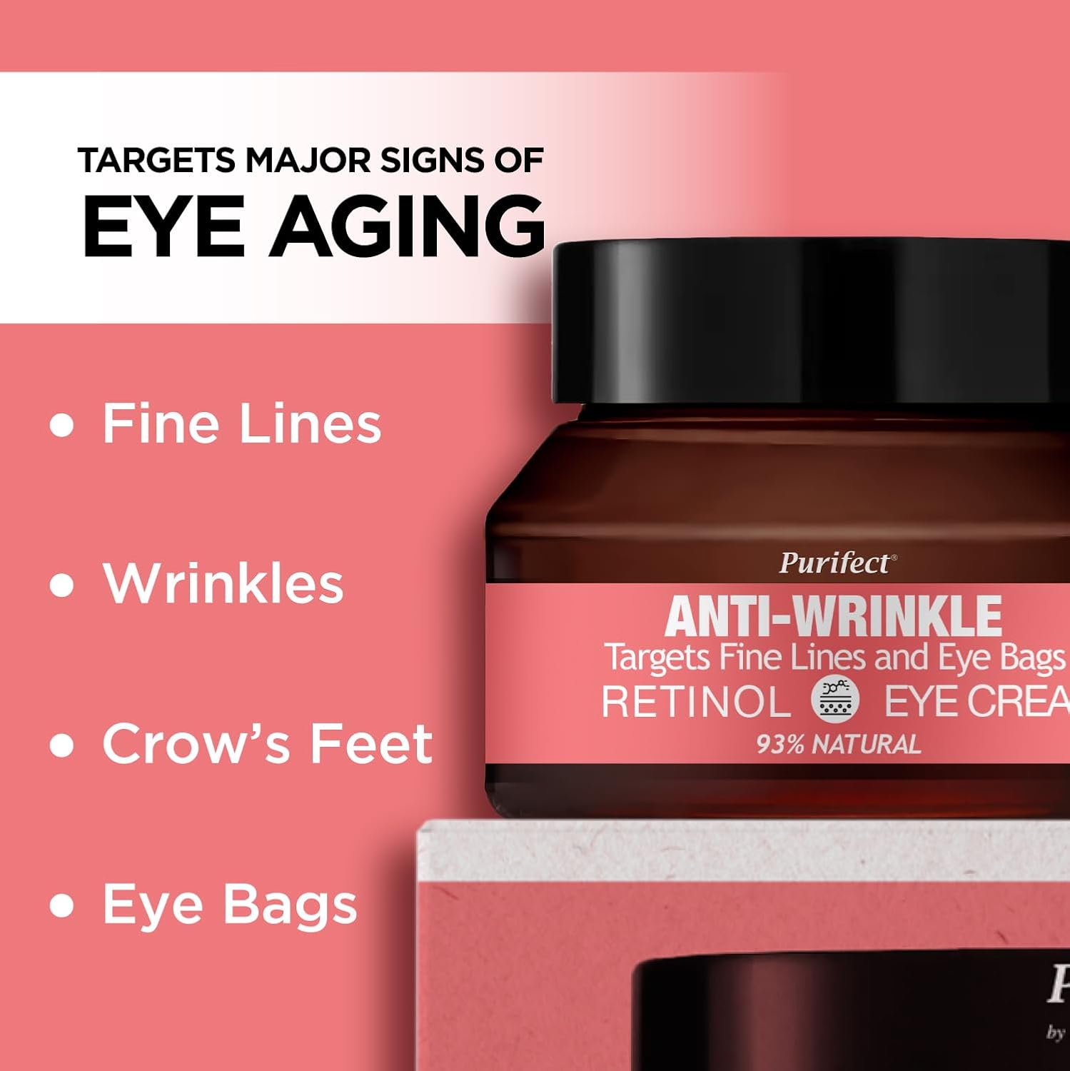 Anti-Wrinkle Eye Cream – Firming with Retinol & Hyaluronic Acid (30ml)