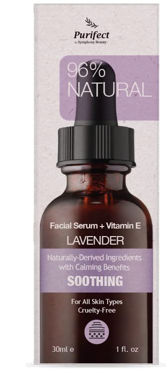 Lavender Facial Serum – Soothing & Calming with Squalane & Vitamin E (30ml)