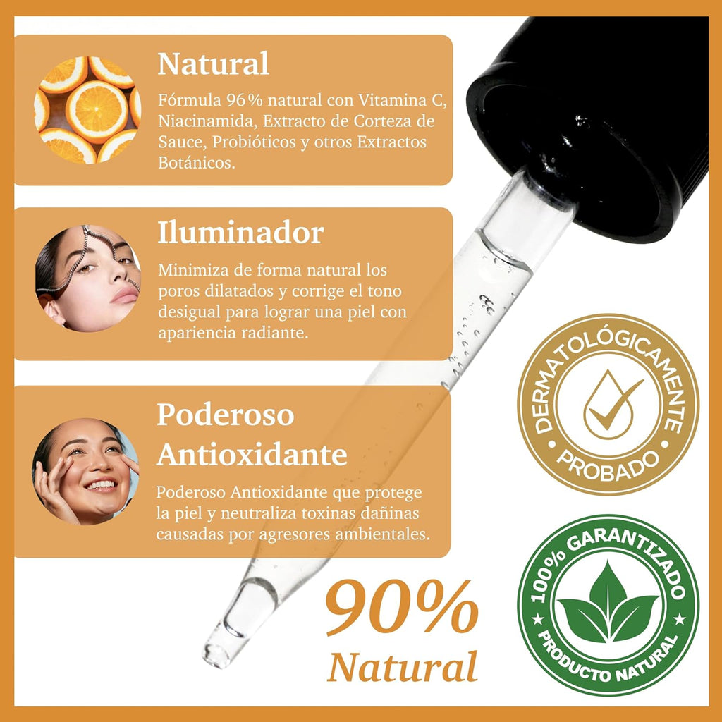 Brightening Vitamin C Serum – Improves Dark Spots & Uneven Skin Tone (30ml)