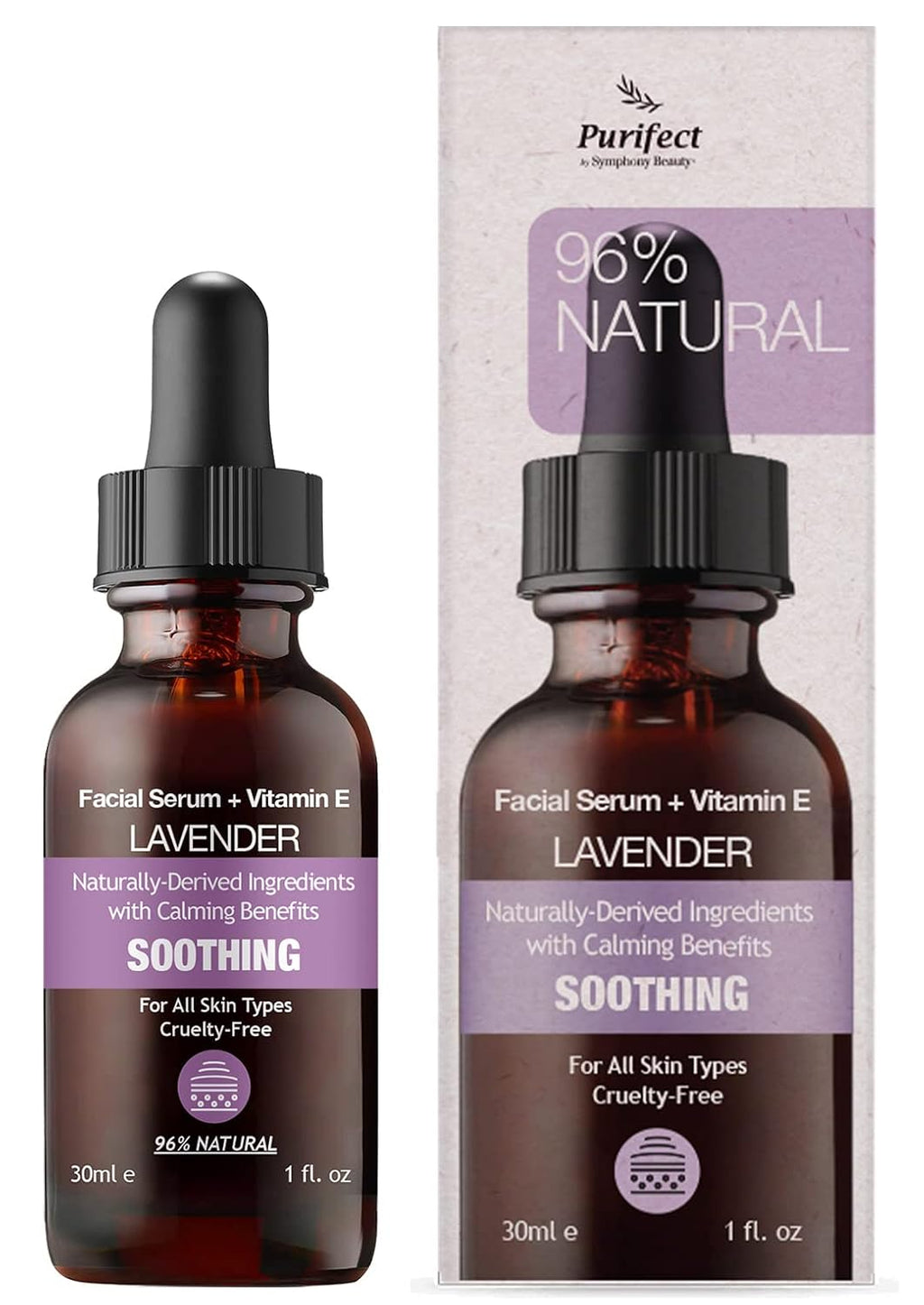 Lavender Facial Serum – Soothing & Calming with Squalane & Vitamin E (30ml)