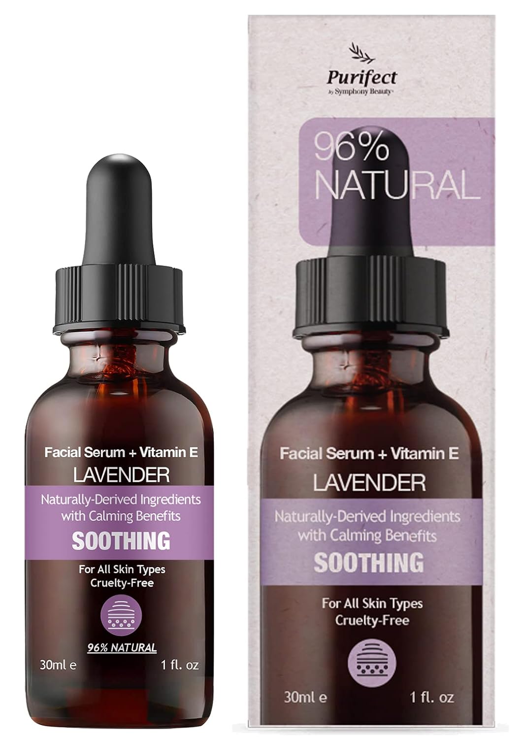 Lavender Facial Serum – Soothing & Calming with Squalane & Vitamin E (30ml)