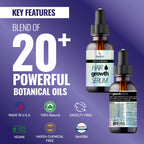 Hair Growth Serum – Nourishing & Protecting 100% Natural (30ml)