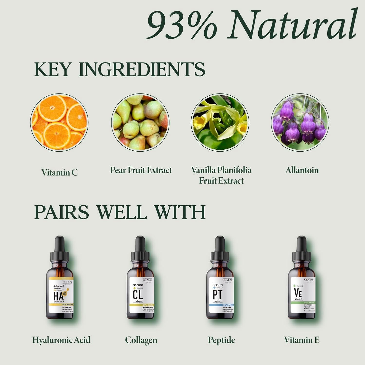 Vitamin C Face Cream – Brightening & Hydrating with Hyaluronic Acid (50ml)