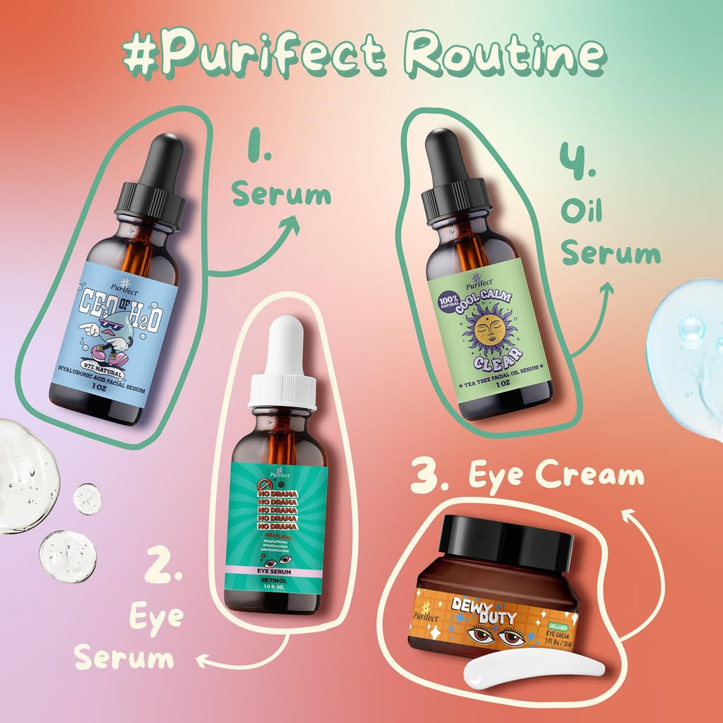 Retinol Eye Serum – Treats Dark Circles, Puffiness & Fine Lines (30ml)