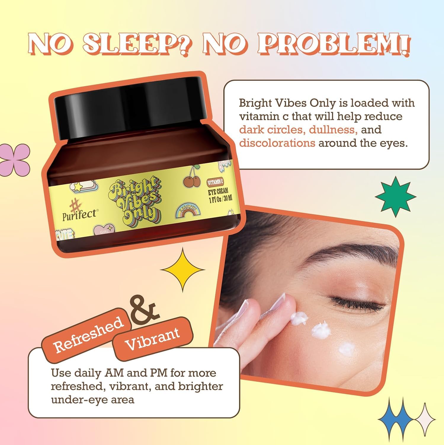 Vitamin C Eye Cream – Brightening Dark Circles & Uneven Tone (30ml)