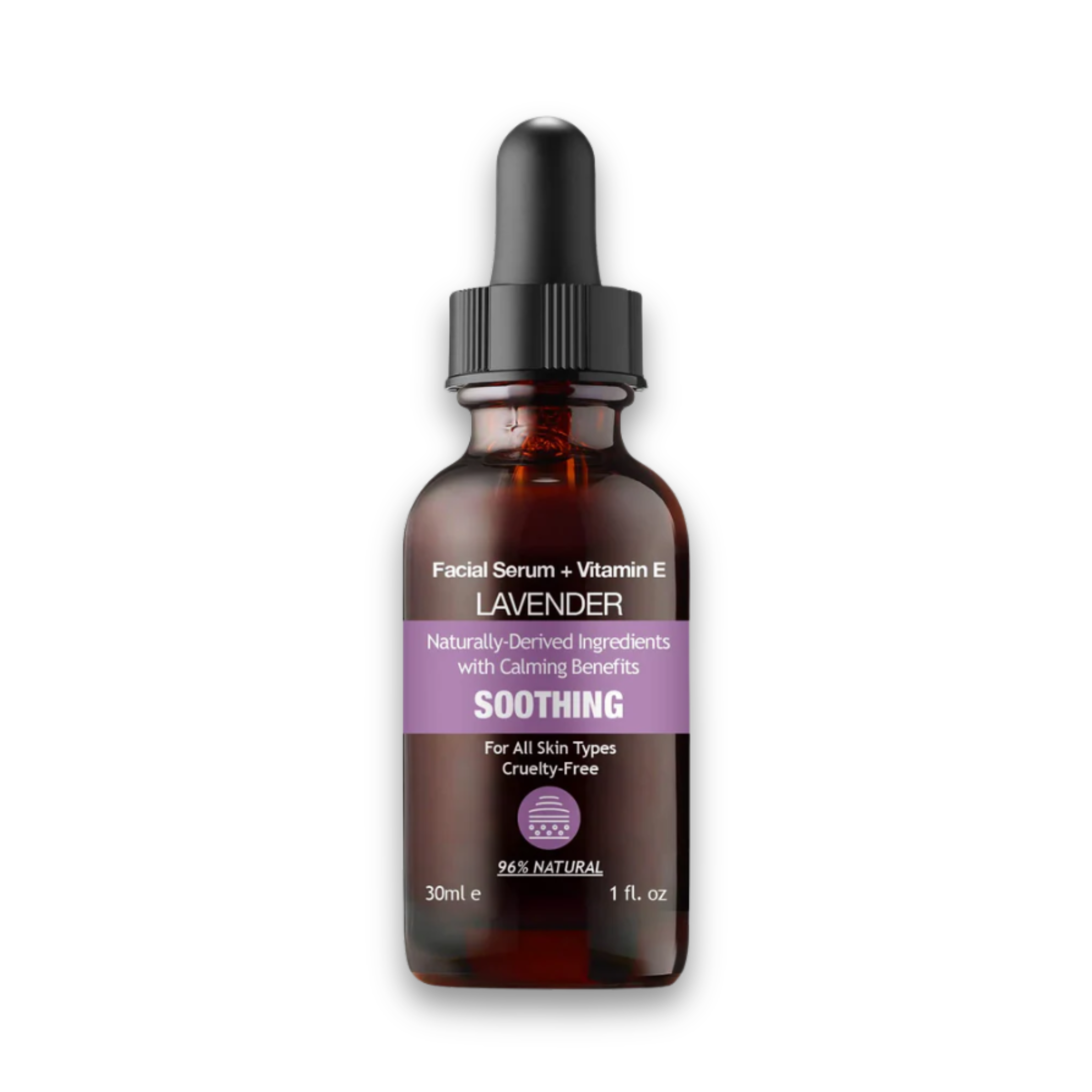 Lavender Facial Serum – Soothing & Calming with Squalane & Vitamin E (30ml)