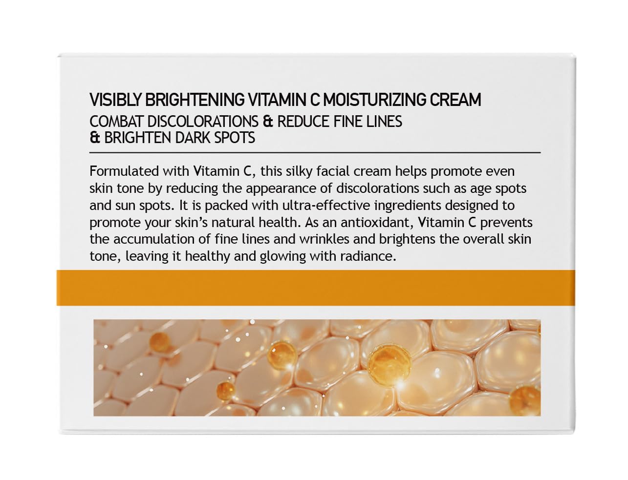 Vitamin C Face Cream – Brightening & Hydrating with Hyaluronic Acid (50ml)