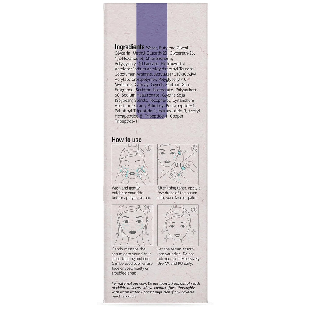 Peptide Facial Serum – Firming & Tightening with 6 Peptides (30ml)