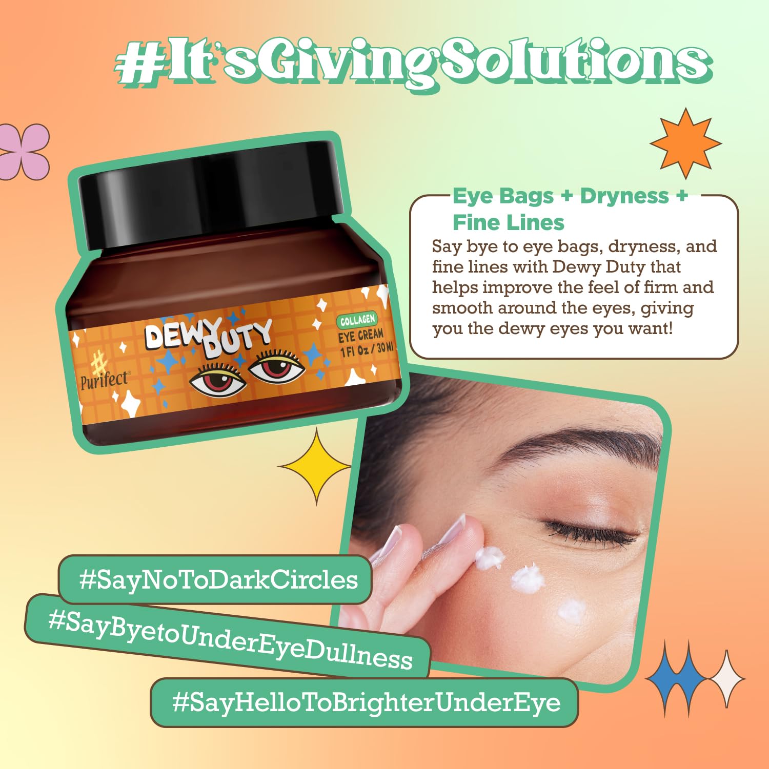 Collagen Eye Cream – Plumping & Firming with 7 Types of Collagen (30ml)